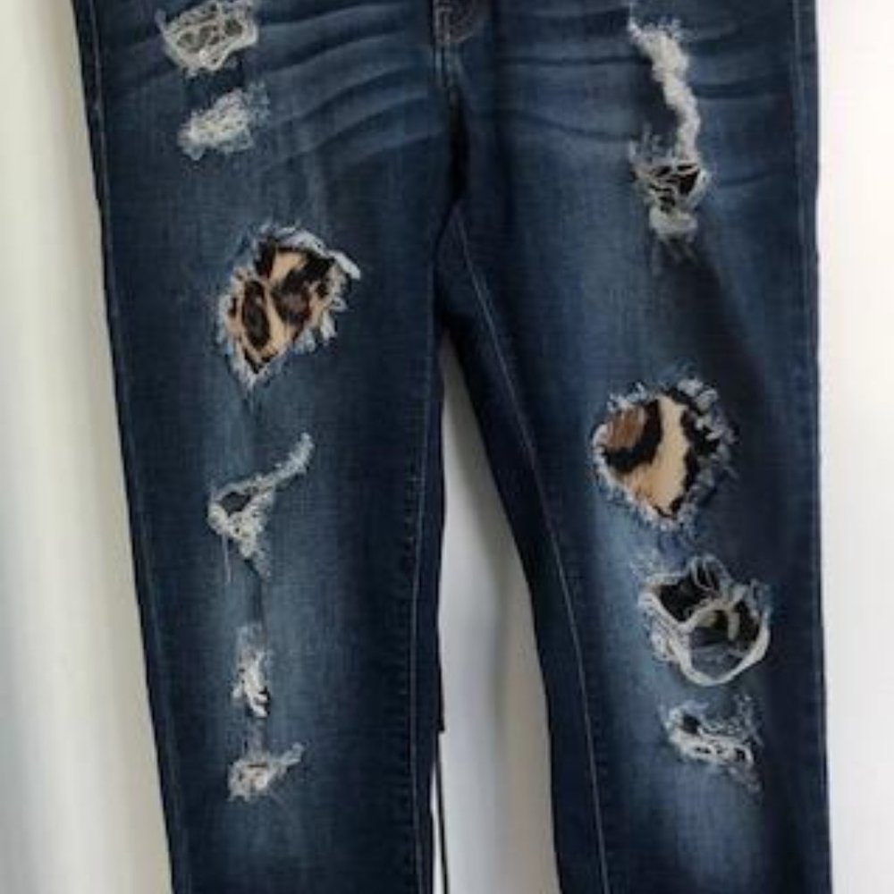 KanCan Leopard Jeans